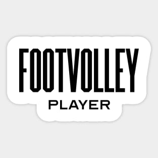 Footvolley Player Sticker